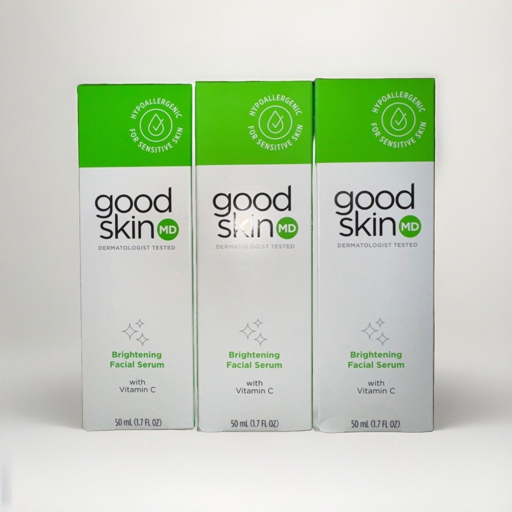 3X Good Skin MD Brightening Facial Serum - White and Green